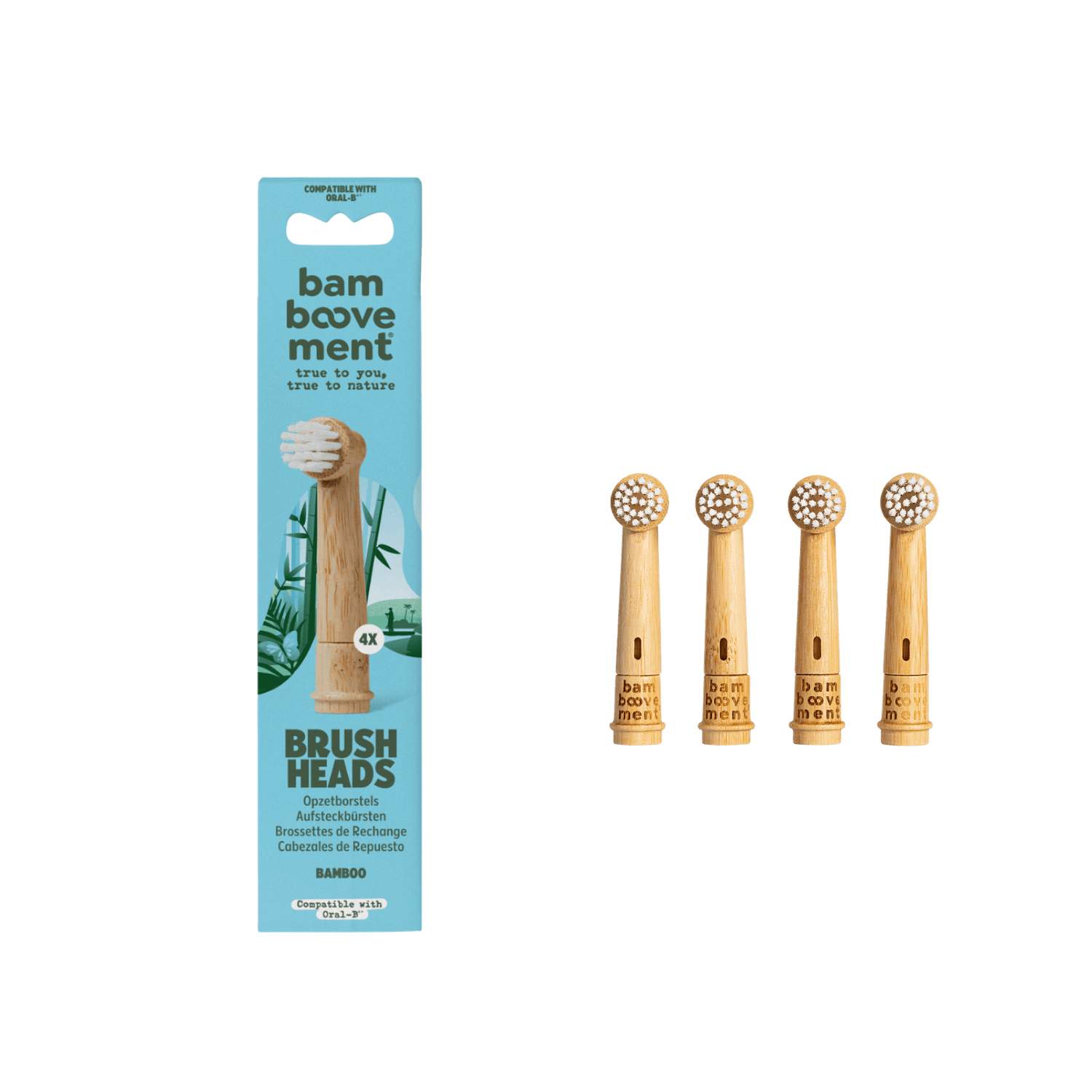 Oral-B® Compatible Brush Heads – 4 pcs