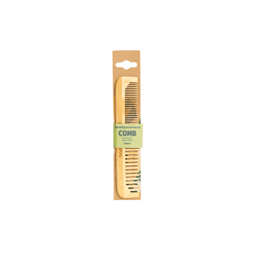 Bamboo Comb Double Tooth