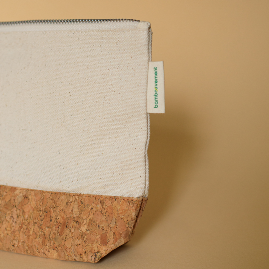 Cork Cotton Toiletry Bag - Image 2