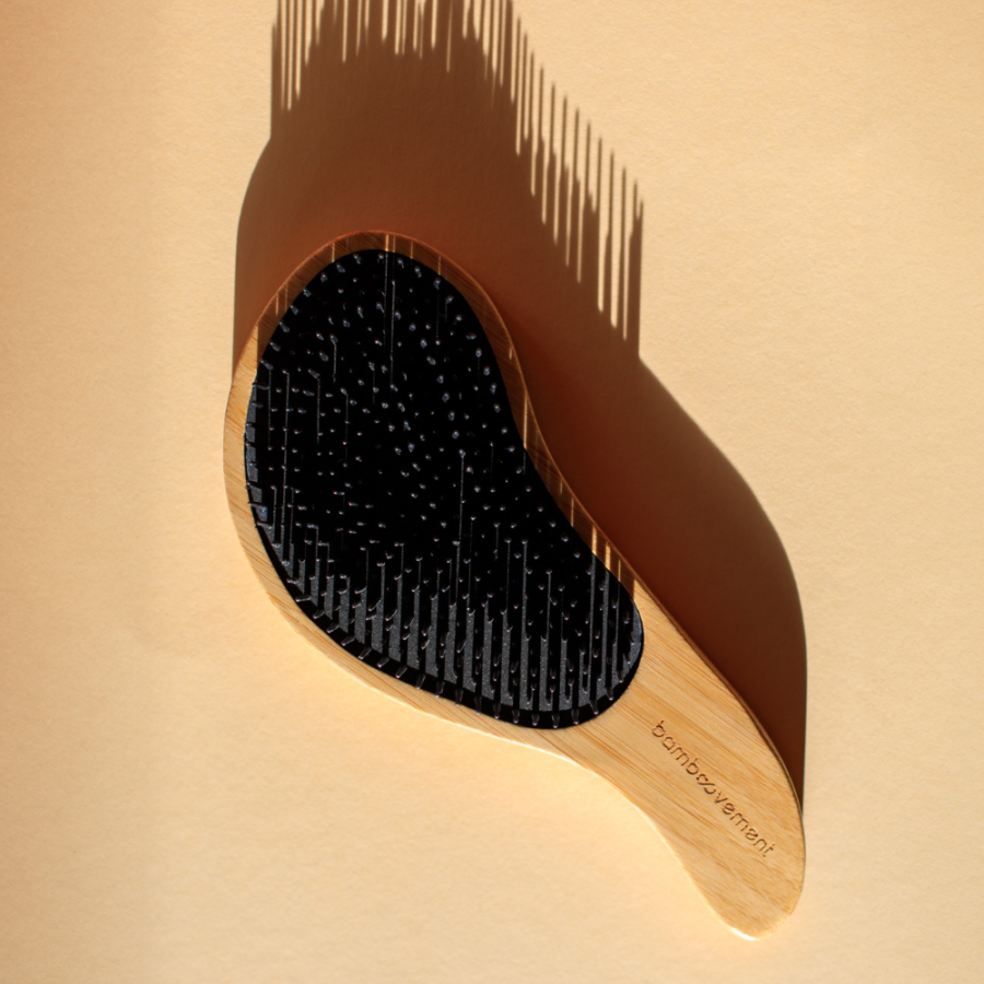 bamboo detangler brush