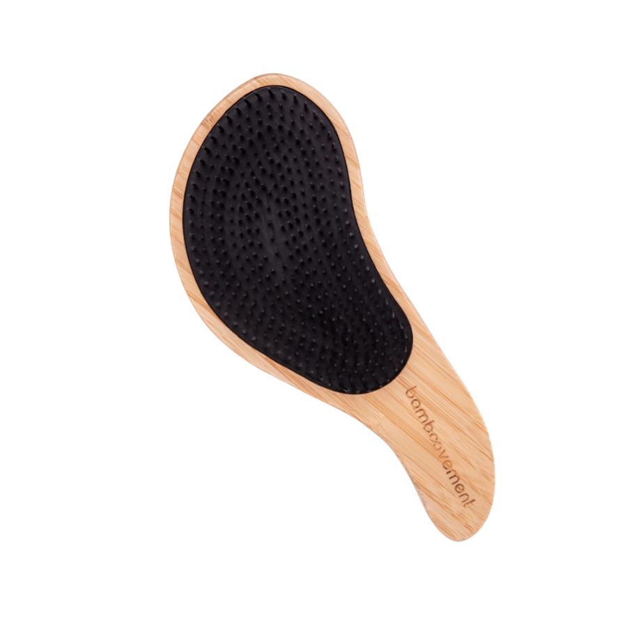 bamboo detangler brush